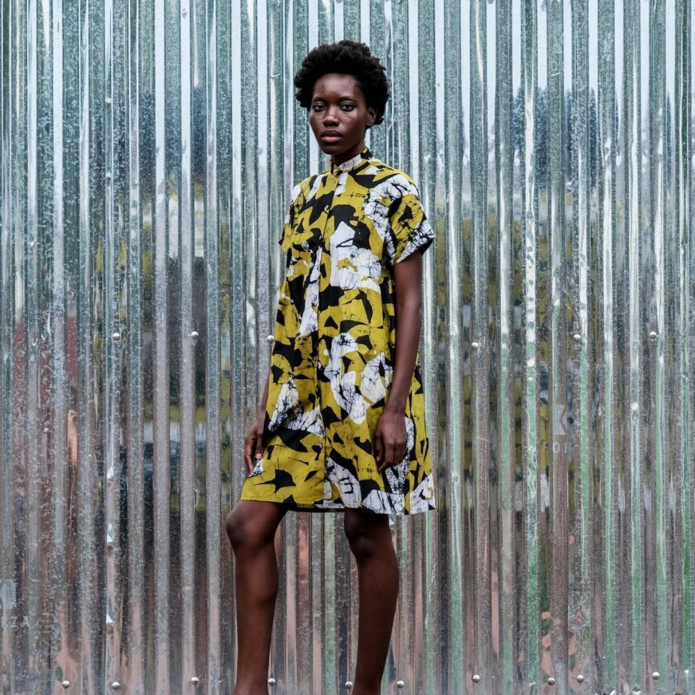 New Osei-Duro Bata Dress Size M in Just Wild